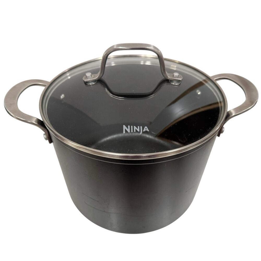 Ninja Foodi NeverStick 6.5 Qt Induction-Safe Nonstick Pot & Glass Lid AS-IS